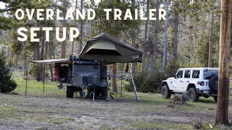 My Overland Trailer Setup Turtleback Trailer Youtube