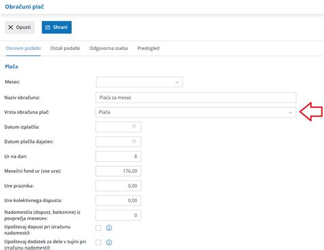 Obračun plače: Korak 1 (osnovne nastavitve) | Minimax SI