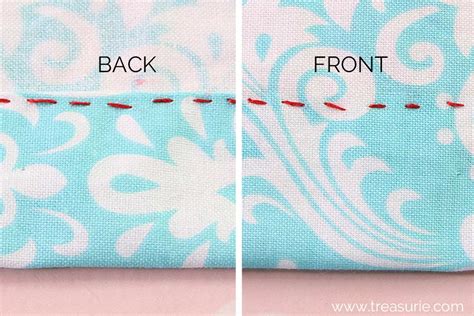 Catch Stitch - How to Sew Catch Stitch Easily | TREASURIE