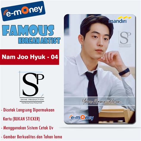 Jual Kartu Flazz Kartu Emoney Foto Gambar Nam Joo Hyuk Custom Nama