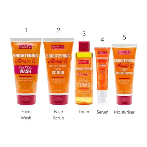 Beauty Formulas Brightening Vitamin C Facial Set Of Roar Beauty Store