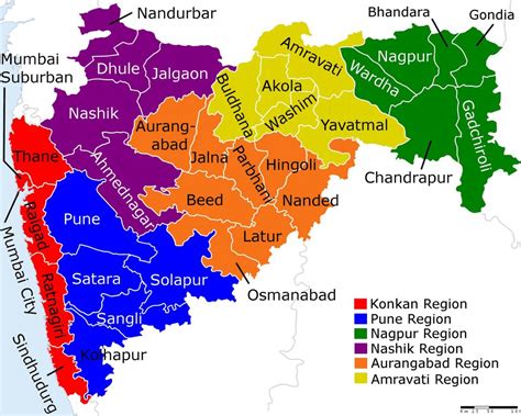 Mumbai Maharashtra map - Map of Maharashtra Mumbai (Maharashtra - India)