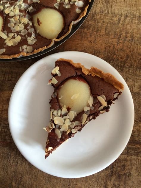 Tarte Poire Chocolat Amande Ilovechocolat