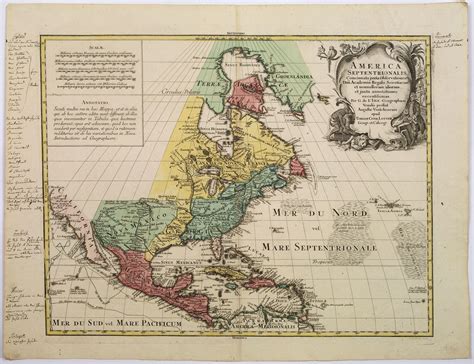 America Septentrionalis Concinnata Juxta By Lotter Ca