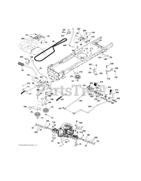 Husqvarna TS 242 TXD 960410451 00 Husqvarna 42 Garden Tractor