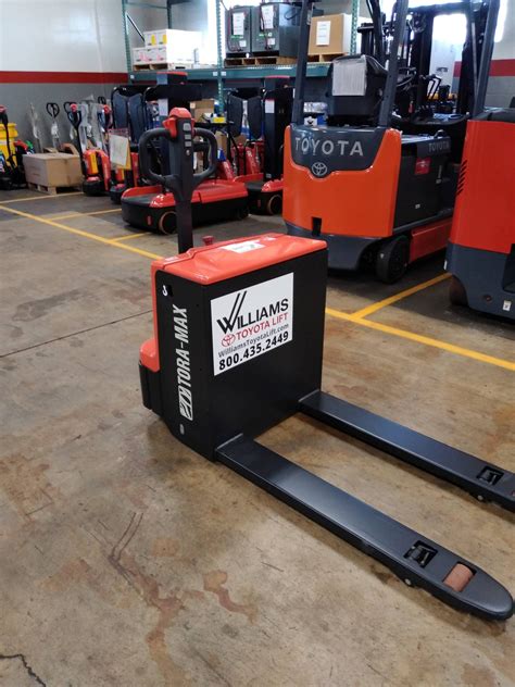 Cap Tora Max Walkie Pallet Jack New Twb Williams Toyota Lift