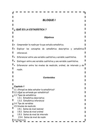 Estadistica Bloque 1 PDF