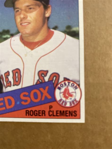 1985 Topps Baseball Roger Clemens Rookie Card 181 NM MT 506 EBay