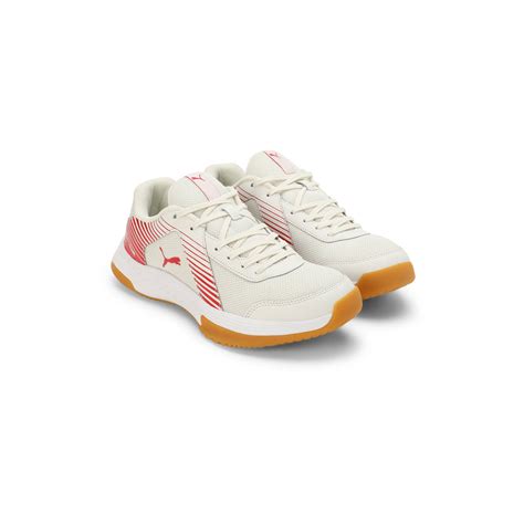 Puma Smash Sprint Unisex Cream Badminton Shoes Buy Puma Smash Sprint