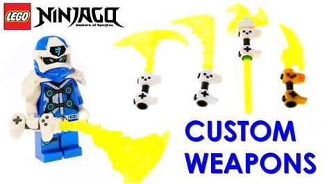 LEGO NINJAGO CUSTOM DIGI NINJA WEAPONS - YouTube