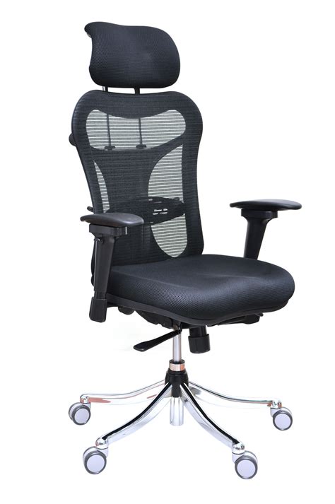 Executive Office Netted Mesh Revolving Chair Movable Office Chair