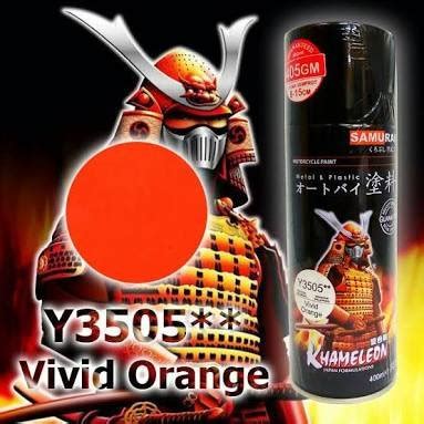 Jual Pilox Samurai Paint Vivid Orange Y3505 Di Lapak Bintang Kejora