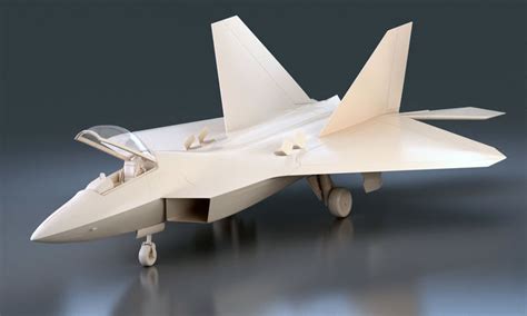 F 22 Raptor 3d Model Animated Cgtrader