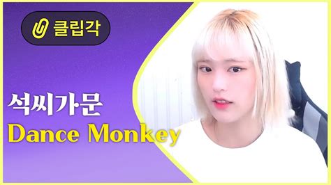 석씨가문 톤스 앤 아이tones And I Dance Monkey Cover By 석린 아프리카tv Vod