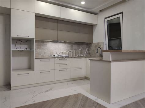 Кухня цвета кашемир - 69 фото