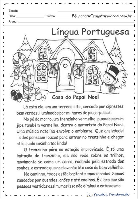 Avaliação De Portugues 5 Ano Interpretação De Texto Com Gabarito