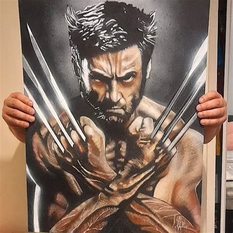 Wolverine Painting Etsy