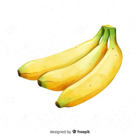 Fundo De Banana Aquarela Vetor Gr Tis