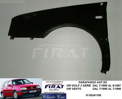 Parafango Vw Golf S Ant Sx Eur Autoricambifirat It