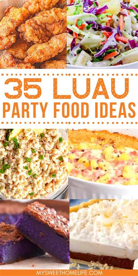 35 luau party food recipes | My Sweet Home Life