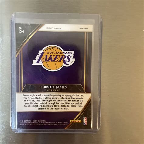 Lebron James Panini Select Courtside Red Wave Prizms Ebay