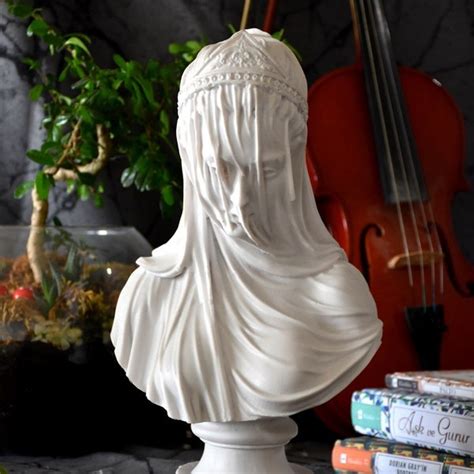 Veiled Lady Figurine Etsy