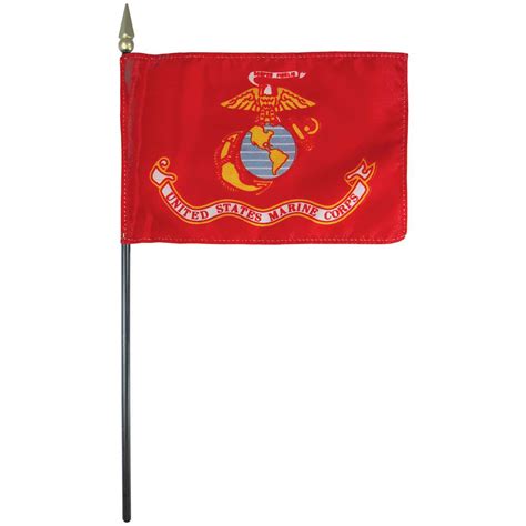 Us Marine Corps Mounted Flags