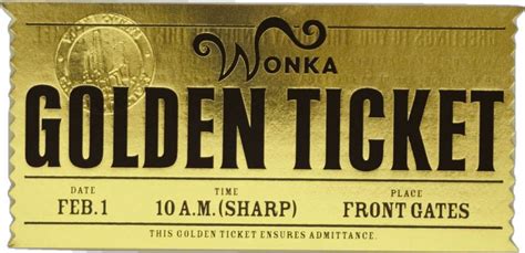 Editable Printable Wonka Golden Ticket Artofit