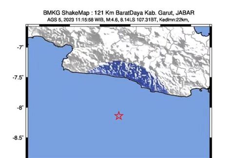 Gempa Bumi Mengguncang Garut Jawa Barat 4 6 Magnitudo Terasa Hingga