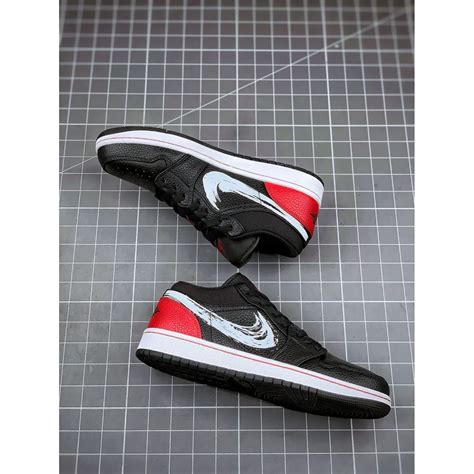 Air Jordan 1 Low Brushstroke Swoosh Jordan Brushstroke Low Da4659