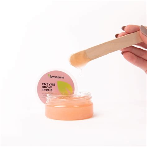 Brow Xenna Enzyme Scrub nežen piling za obrvi Voilà Beauty