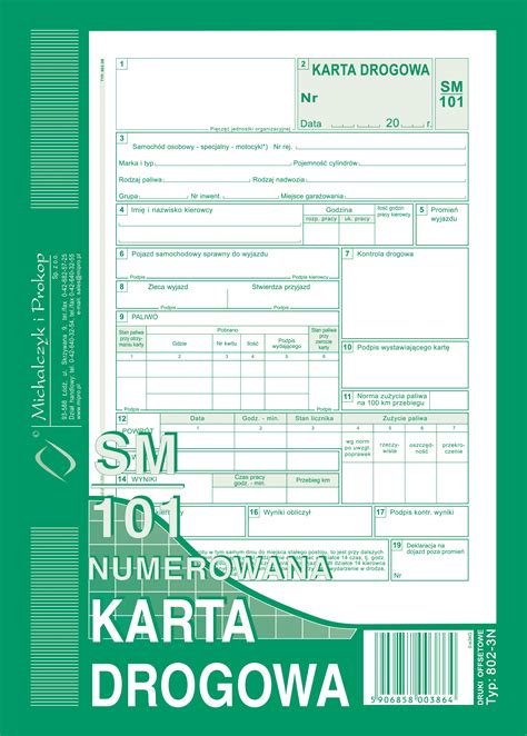 Michalczyk I Prokop Karta Drogowa Samoch D Osobowy A Sm