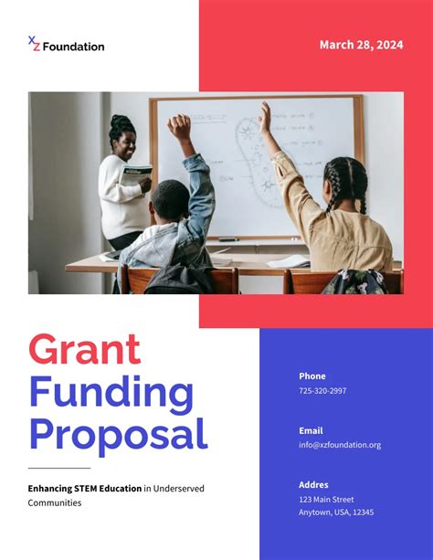 Grant Funding Proposal Template Venngage