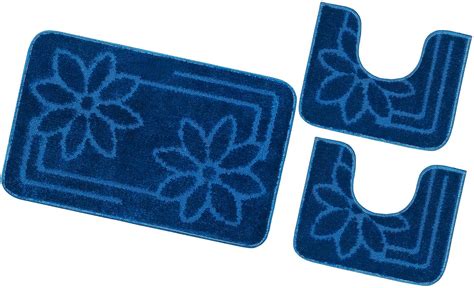 Tapis De Bain Lot De Pi Ces Moderne Doux Antid Rapant Contour Wc