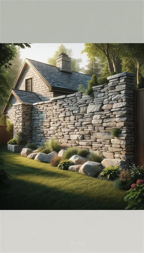 15+ Stunning Stone Fence Ideas to Transform Your Garden (2024)