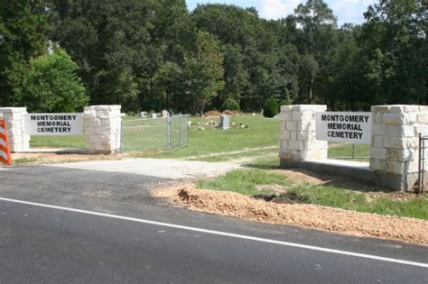 Montgomery Memorial Cemetery In Montgomery Texas Find A Grave Cemetery