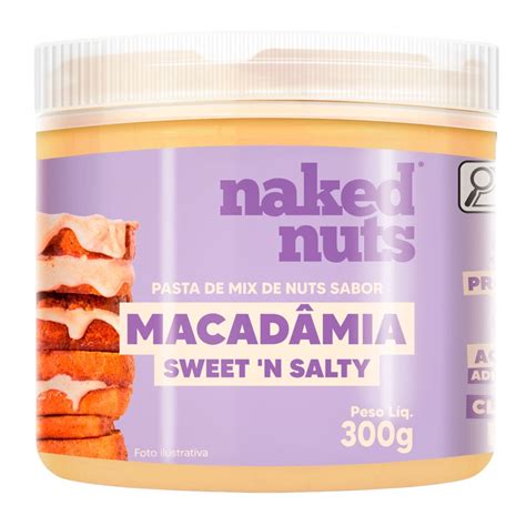 Pasta De Mix De Nuts Sabor Macadamia 300g Naked Nuts Shopee Brasil
