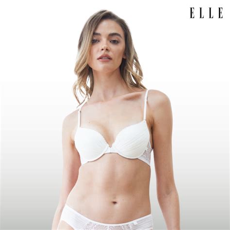 Elle Lingerie Front Hook Bra บราตะขอหนา แตงพลทและผาลกไม LB Lazada co th