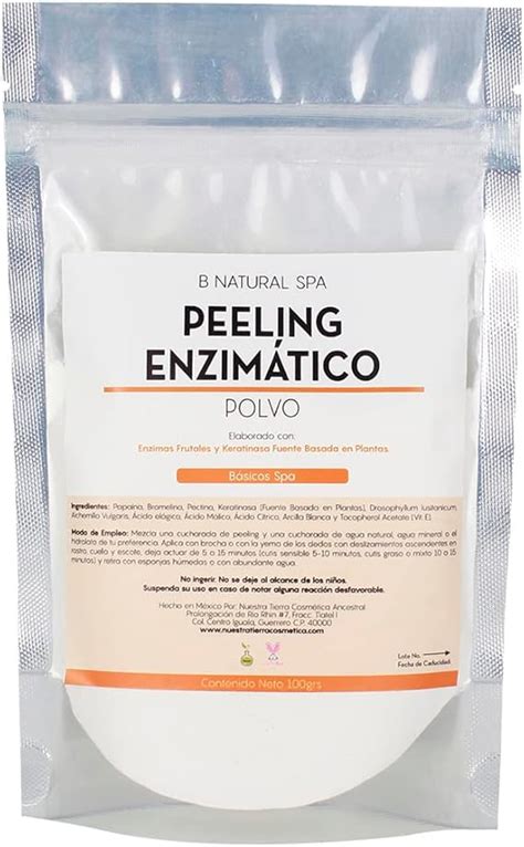 Peeling Enzim Tico Exfoliante Bbglow Y Faciales Grs Amazon Mx