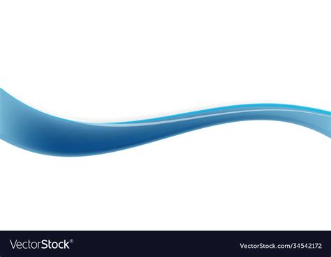 Blue Curvy Line