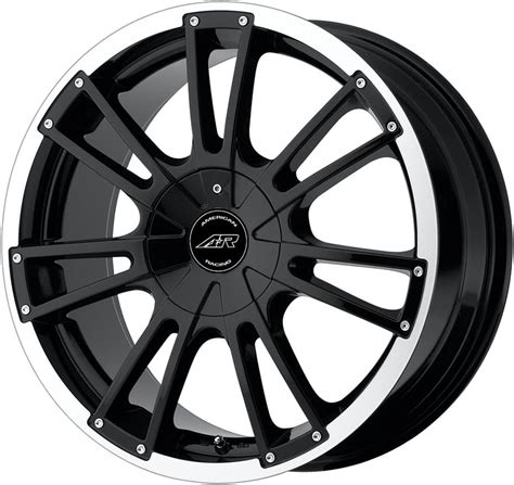 American Racing Speedway Ar Gloss Black Machined Wheel X X Mm