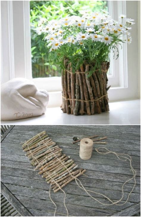 16 DIY Home And Garden Projects Using Sticks And Twigs