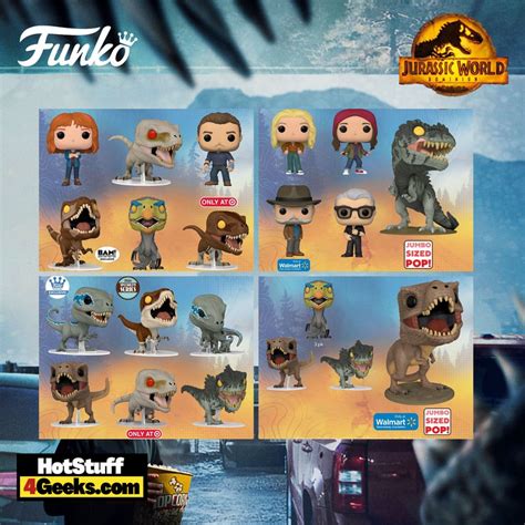 Jurassic World Dominion Toys Funko Unveils Massive Wave Atelier Yuwa