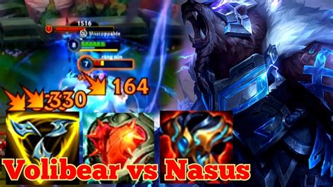 Volibear Vs Nasus Wild Rift 51 Baron Lane Youtube