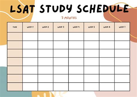 Lsat Study Schedule Months Prep Guide Edureviewer