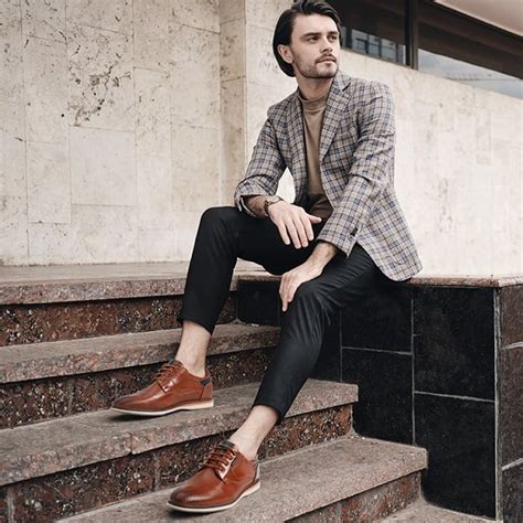 Dapper In Brown Fashionable Ideas For Mens Brown Shoes Outfits