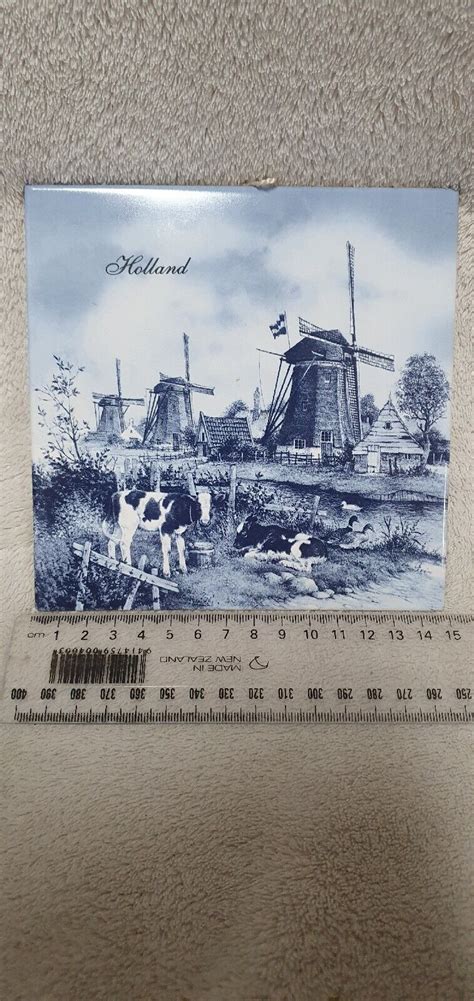 Porcelain Tile Ter Steege Bv Delft Blauw Hand Decorated In Holland