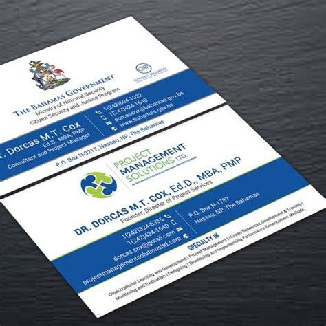 Creative New Business Card For Consultancy Company Business Card