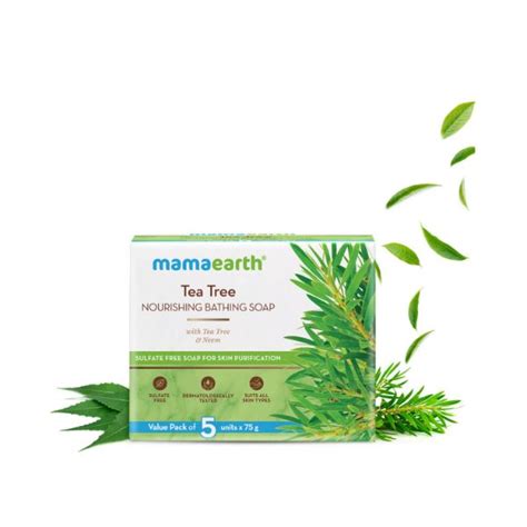 Buy Mamaearth Tea Tree Nourishing Bathing Soap With Tea Tree And Neem