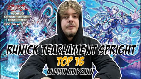 Yu Gi Oh Runick Tearlament Spright Top Wcq Regional Deck